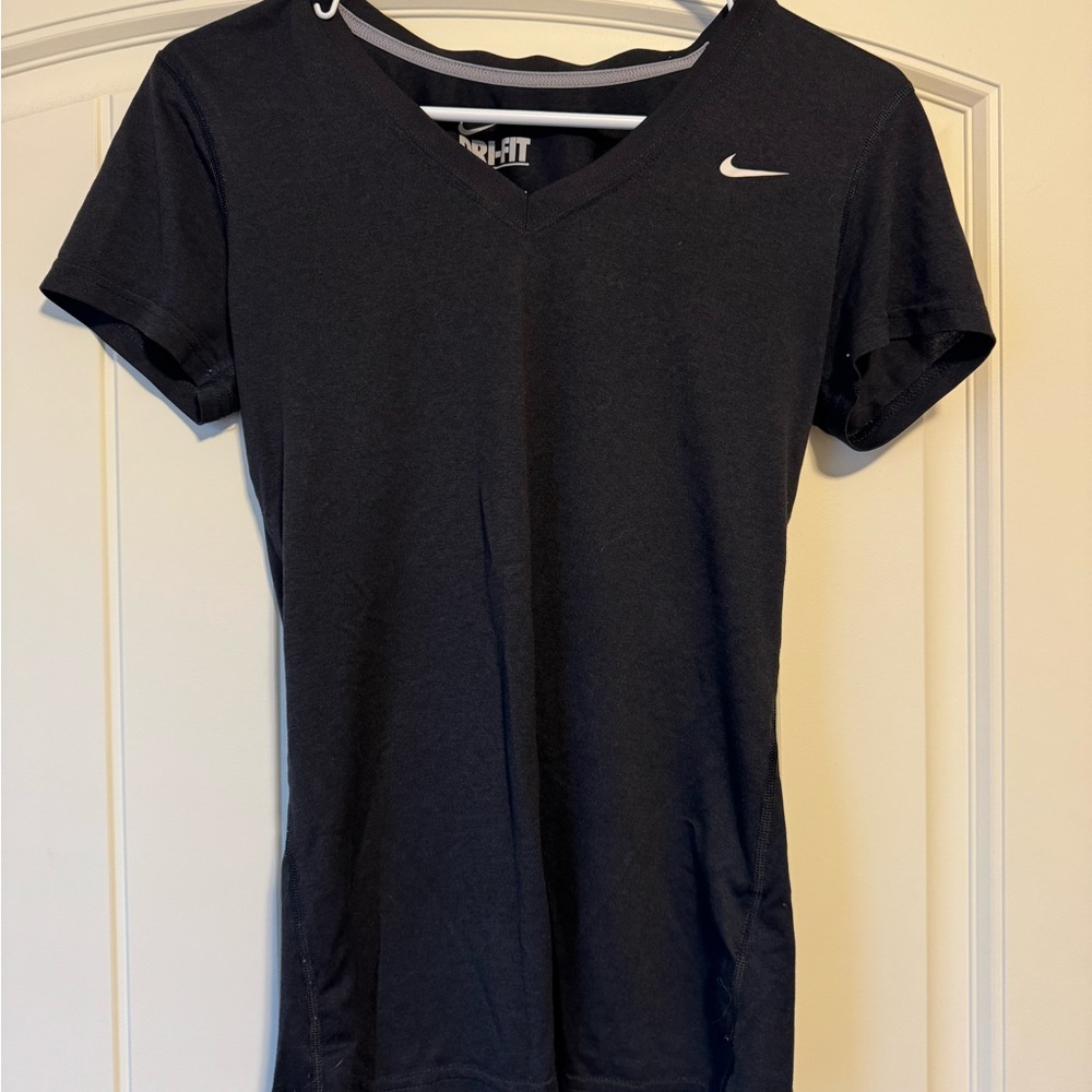 Nike Black Fitted Short Sleeve T-Shirt